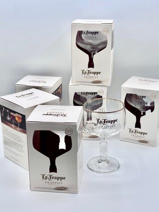 6 calici birra La Trappe 0,25 nuovi Trappist beer