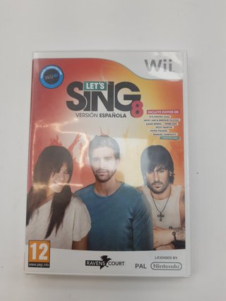 Videojuego Wii LET S SING 8 WII