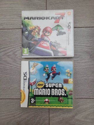 Mario Kart 7 y New Super Mario Bros (Nintendo)