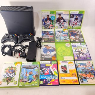 Xbox 360 Slim + 11 Juegos + 2 Mandos