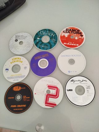 Lote 9 CDs Música Variada: Dance, Pop, Clásicos