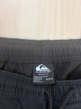 Pantalón Quiksilver Regular Fit Talla M Negro.