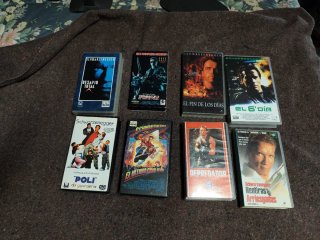Lote Películas VHS Schwarzenegger