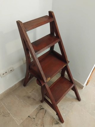 Silla Escalera de Madera