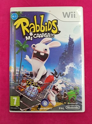 Videojuego Wii Rabbids Mi Casa