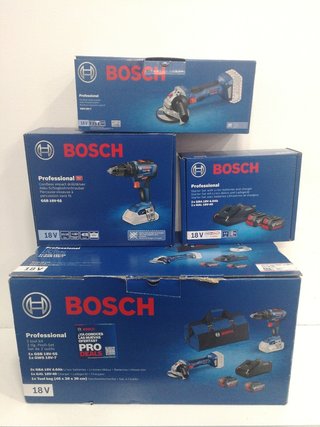 Herramientas eléctricas Set BOSCH GSB 18V-55 Y GWS18V-7 (NU