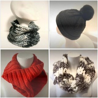 Lote 3 bufandas y gorro invierno