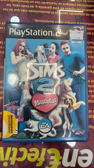 Videojuego PS2 Los Sims 2 mascotas