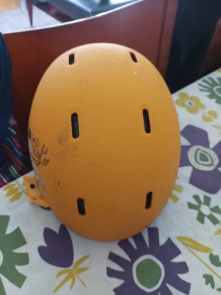 Casco de Nieve Naranja