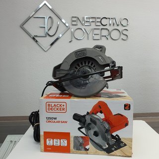 Sierra Circular Black+Decker CS1250L Con Guía Láser 1250 W
