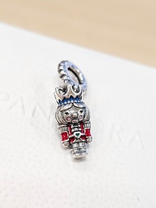 Charm Cascanueces Colgante Plata Navidad