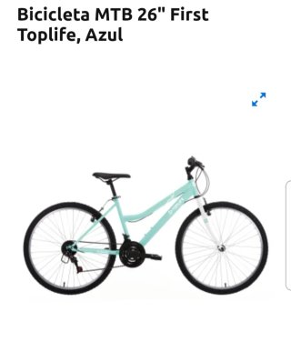 Bicicleta MTB 26 Toplife Azul
