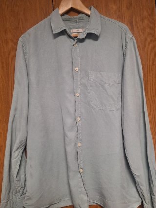 Camisa Mango Verde claro Talla L