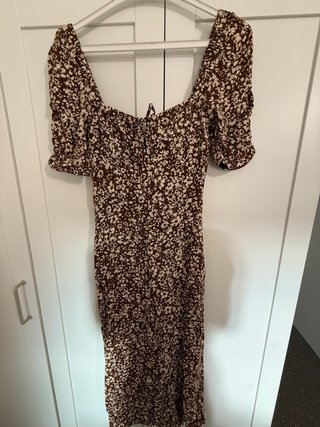 Vestido largo estampado