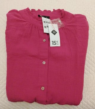 Blusa TEX rosa talla L