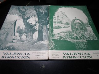 Lote 7 Revistas Valencia Atracción 1949