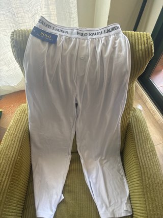 Pantalón de chándal Ralph Lauren blanco