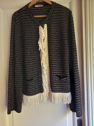 Chaqueta Twinset Negra y Blanca