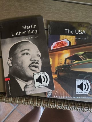 2 Libros Oxford Bookworms ( Martin Luther King USA