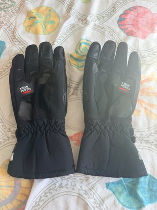 Guantes Moto KEMIMOTO Invierno Hombre Negro XL