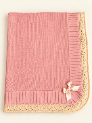 Toquilla de Bebé Rosa Palo