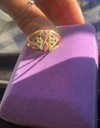 Anillo Antiguo Art Deco