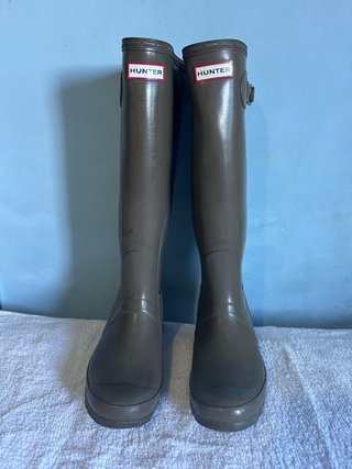 Botas Hunter kaki,usadas ver fotos