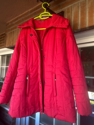 Anorak rojo señora