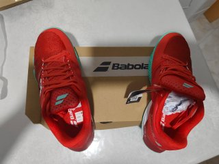 Zapatillas de pádel Babolat rojas