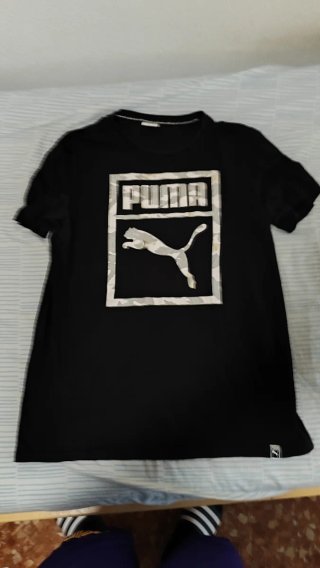Camiseta Puma Negra Talla M