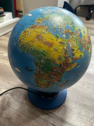 Globo terráqueo educativo
