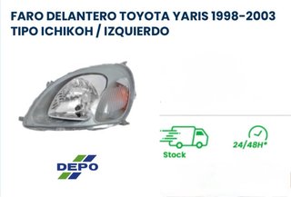 Faro Izquierdo Toyota Yaris 98-03 Ichikoh