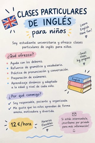 Clases particulares inglés