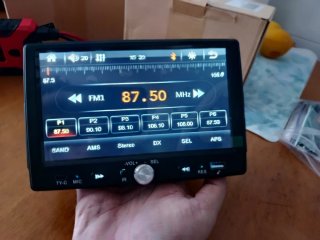 Radio de Coche 1DIN Táctil 7 con Bluetooth
