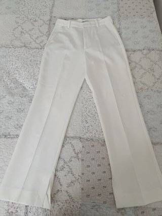 Pantalón de traje blanco