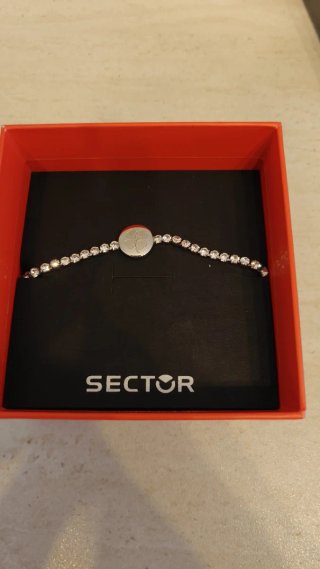 Bracciale Tennis Sector con Quadrifoglio