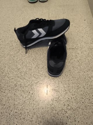 Botines deportivos Hummel azul y blanco T.43