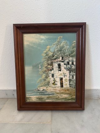 Cuadro Pintado a Mano Paisaje