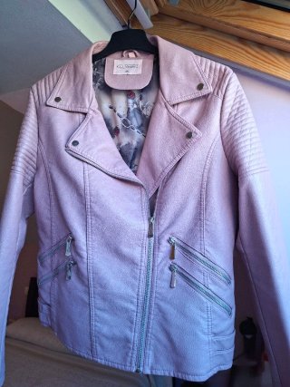 Cazadora polipiel rosa T44 Kelrebeg