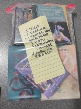 Pack Cartas Tarot y Oráculos