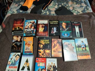 Lote Películas VHS Acción, Comedia, Terror