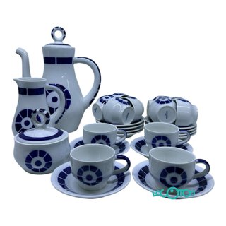 Juego de Café Sargadelos Coroa 12 Servicios