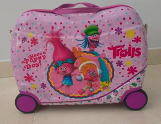 Maleta Infantil Trolls Rosa