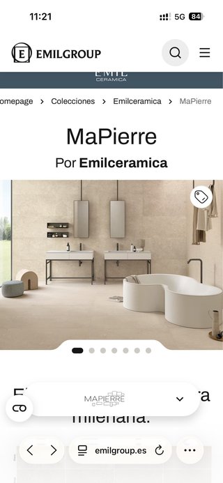 Baldosas Emilceramic Ligne Nature 120x60 25m2