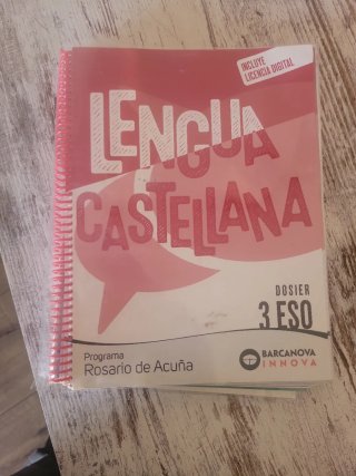 Lengua castellana, 3 ESO, Programa Rosario de A...
