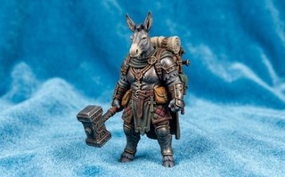 Mula Sagrada, Miniatura para navidad rol rpg d&d