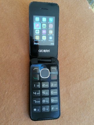 Telefono Alcatel a Conchiglia Nero