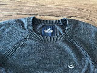 Jersey Hollister Hombre Gris Talla XL