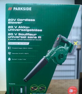 Soplador Parkside 20V Universal