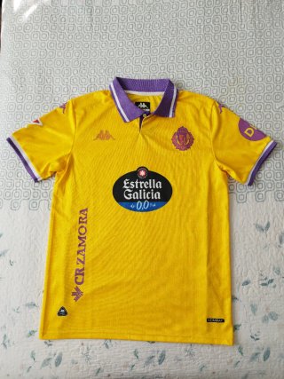 Camiseta Valladolid Kappa Morado/Amarillo Talla L